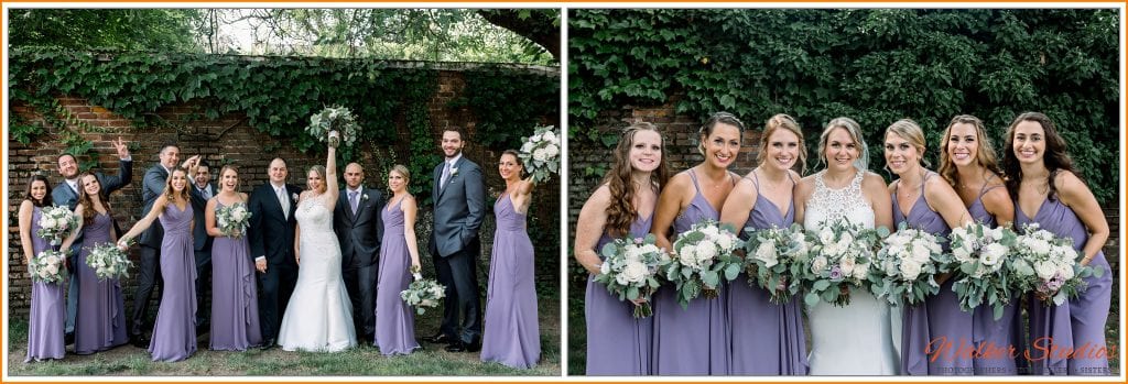 Elegant Purple Summer New Haven Lawn Club Wedding by Walker Studios 