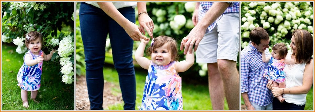 One year old session from Grow With Me Package at Wickham Park in Manchester, CT by Walker Studios LLC of Hamden, Connecticut