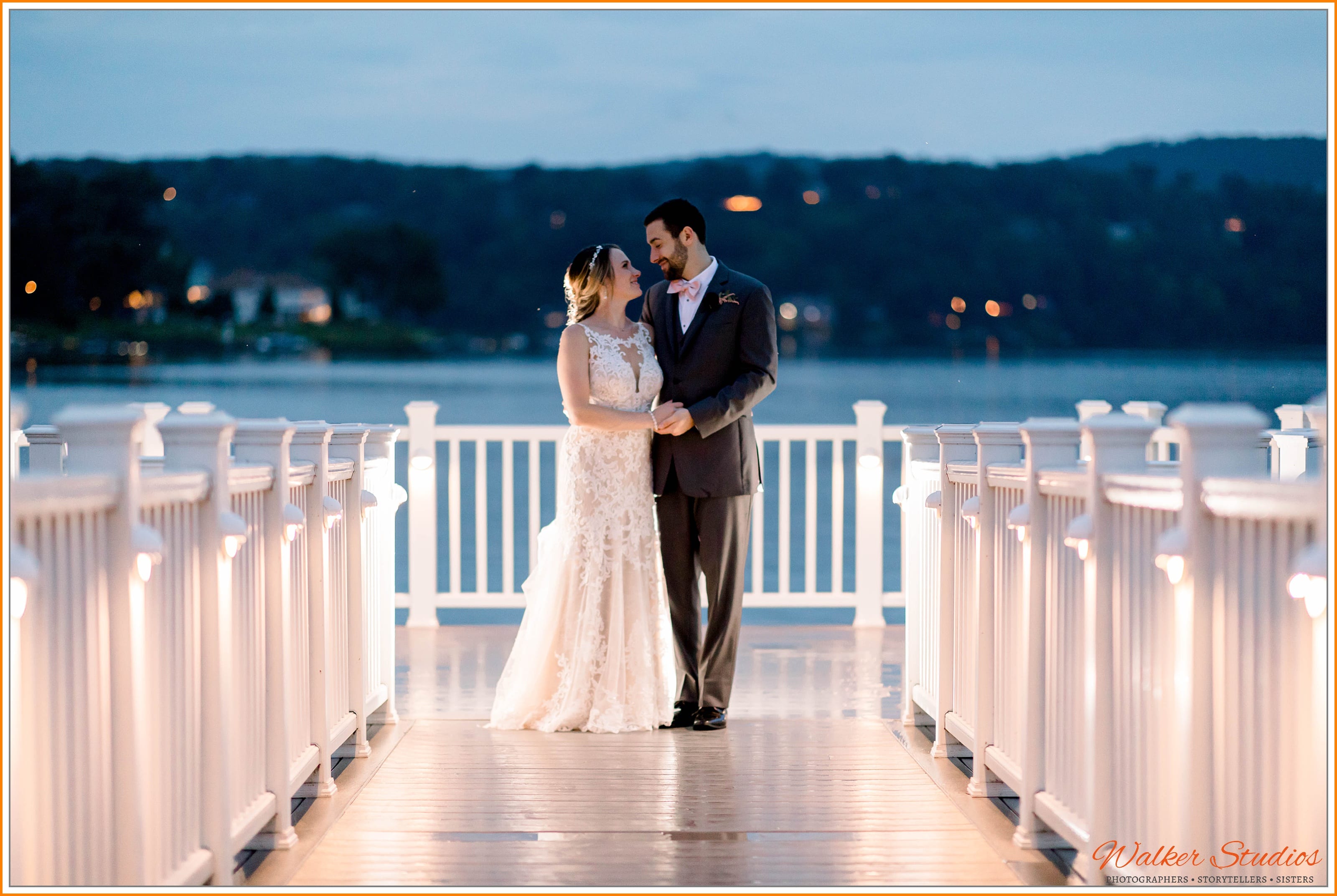Connecticut Nautical Summer Wedding at the Candlewood Inn photographed by Walker Studios LLC .