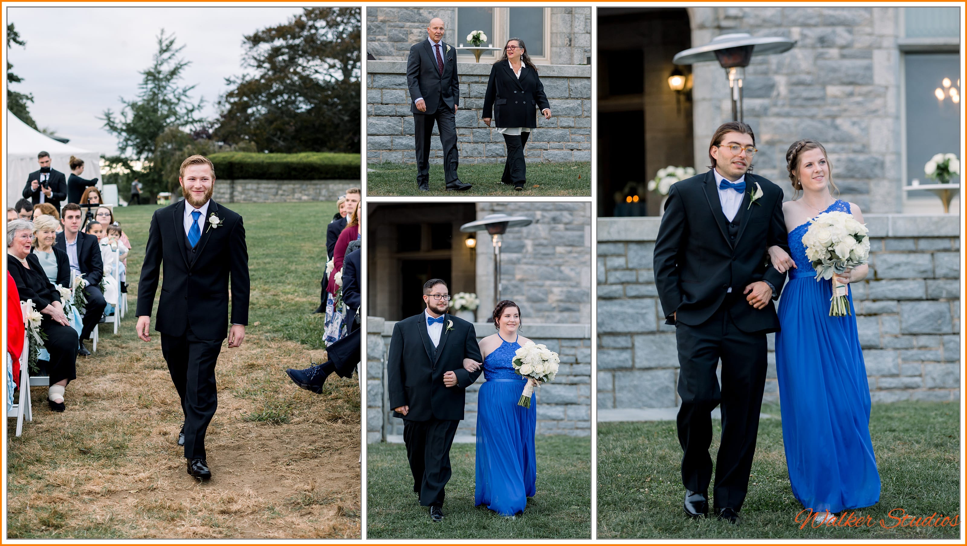 Processional at Branford House Wedding